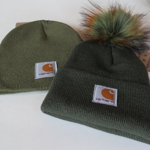 Carhartt Beanie Handmade in USA Pom Cap Set main image 4